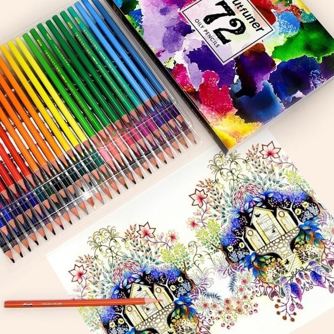 

Pensil Warna Brutfuner Painting Oil Pencil Artist Color Pencils Set 72