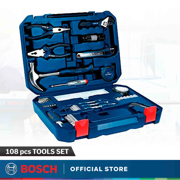 Bosch Toolkit 108 Pcs Mixed Set 108 Multifunction Tool Kit