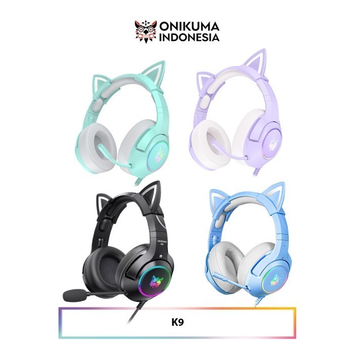 Onikuma K9 Headset Gaming Elite Stereo Headphone Gaming Original