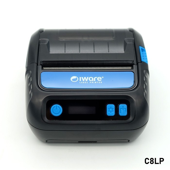 Mini Portable Printer Thermal Label Barcode 80Mm Bluetooth Iware C8Lp