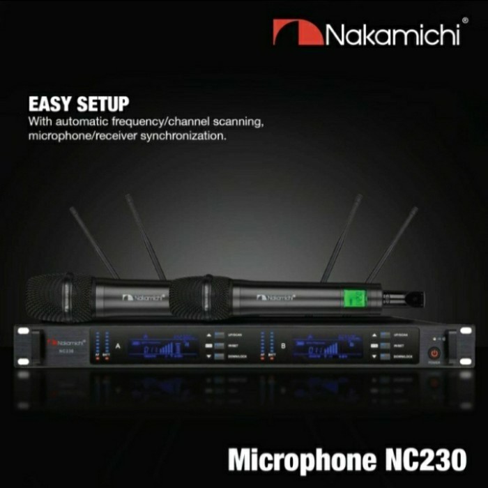 Microphone Wireless Nakamichi Nc230 / Nc 230 / Nc-230 Mic Amp Karaoke