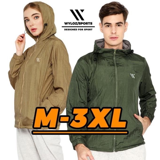 Jaket Olahraga Tracktop Lari Running Sepeda Outdoor Cowok Pria Ori