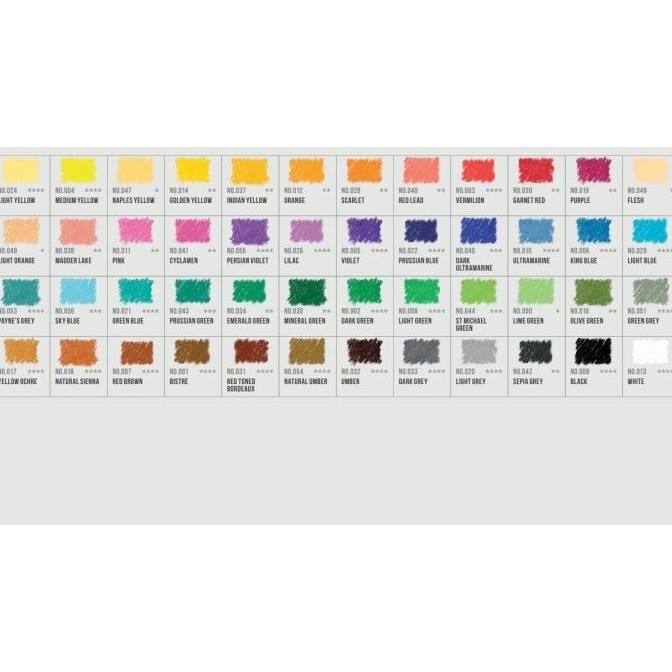 

Pastel Pencil Color Cont A Paris Pensil 48 Warna