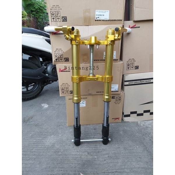 Upside Down Usd Nui Ninja 250 Fi Z250 Fi Double Disc + Stang Jepit