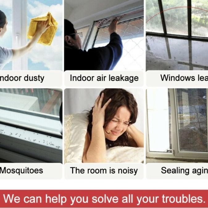 

PANACHE Stripping Weather Door Seal Silicone Window Seal Tape No Noise TK
