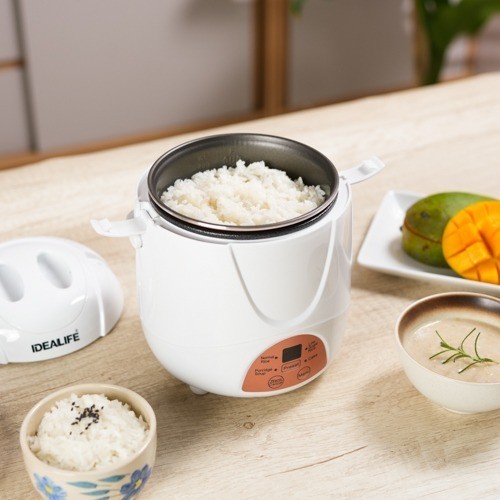 Idealife - Mini Rice Cooker Low Sugar/Carbo (0.8Litre) - Il-110B