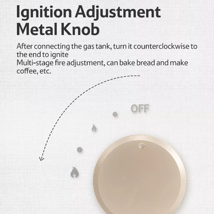 Kompor Outdoor Naturehike Cnh22Cj011 Mini Casette Furnace Stove