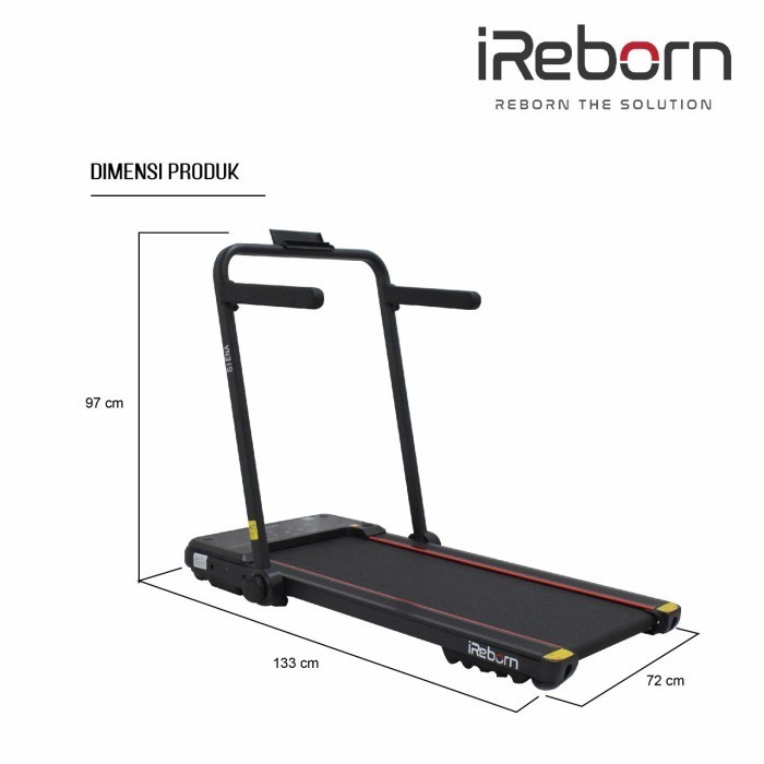 Alat Fitness Treadmill Elektrik Ireborn Siena