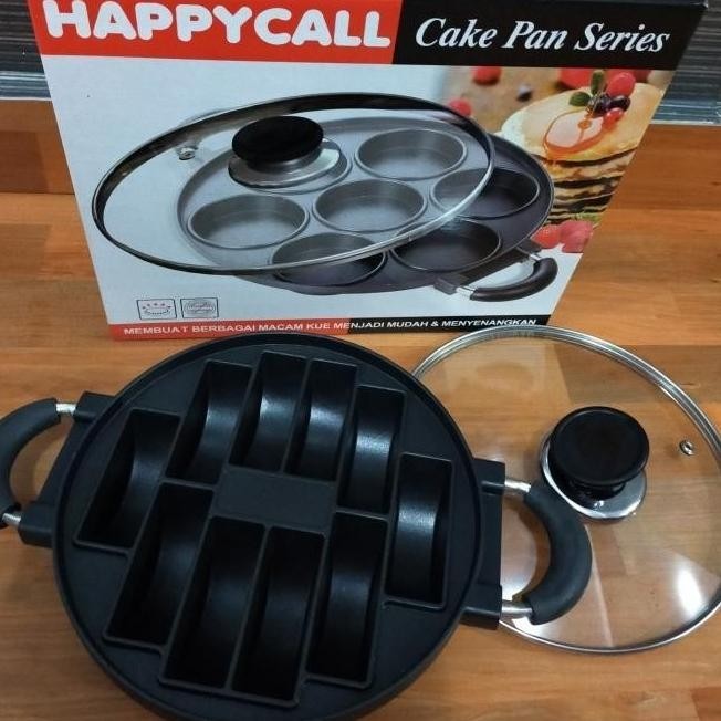 New Cetakan Kue Pukis Happy Call/ Pukis Maker/ Wajan Teflon Cetakan Kayunangift