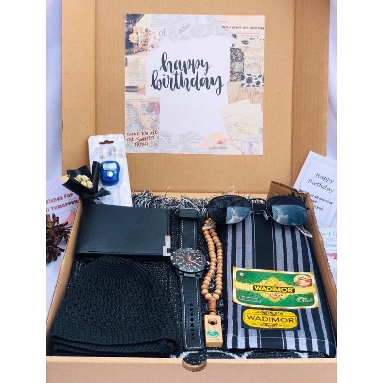 SIAP KIRIM  HAMPERS PRIA LENGKAP ULTAH RAMADHAN IDUL FITRI / HAMPERS GIFT BOX PARCEL HADIAH WISUDA K