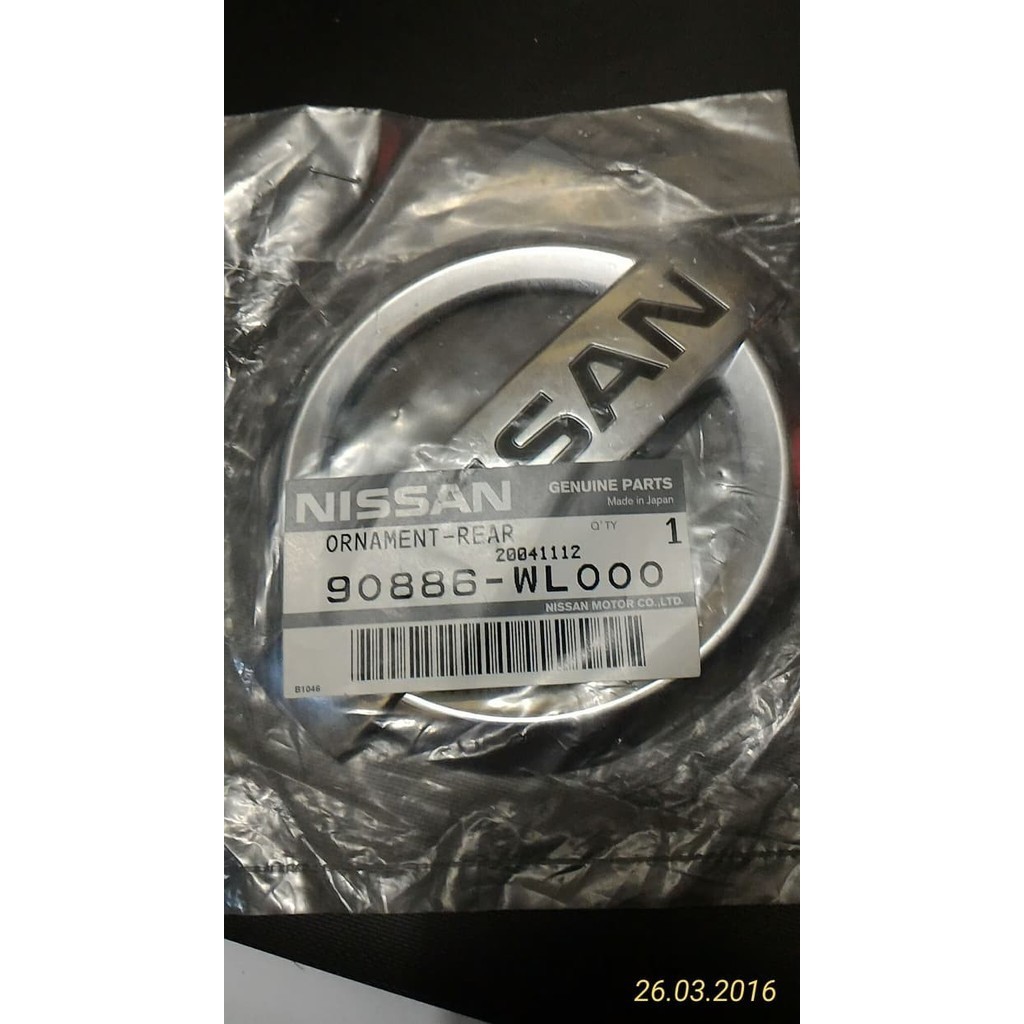 Emblem Bagasi / Back door Nissan TERRANO Original Genuine Part