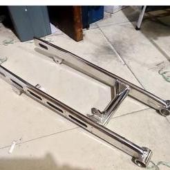 "Super Diskon" Swing Arem Tirev RACING Arm Tiger Revo Finishing Krom Crom Bahan Pipa Plat Tebal mode