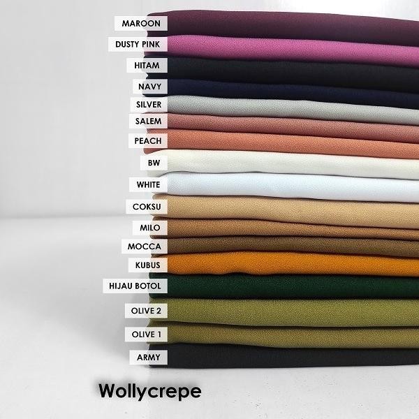 

Kain Wollycrepe Permeter Pengiriman Cepat