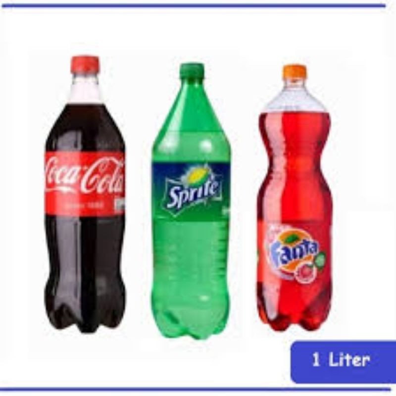 

Fanta, sprit dan Cola 1 Liter Exp Aman