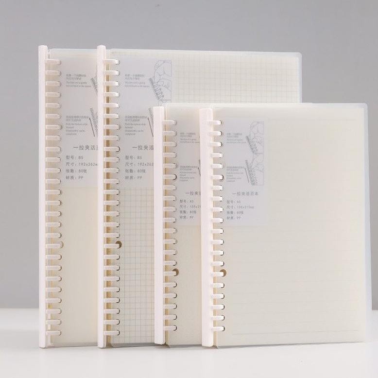 

Cod Notebook Buku Binder A5 & B5 Note Spiral Ring Model ( Garis, Polos, Dotted , & Grid ) - 80 Lembar Fx-4