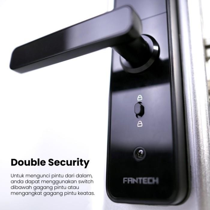 FANTECH SMART DOOR LOCK GAGANG KUNCI PINTU DIGITAL ELEKTRIK SIDIK JARI