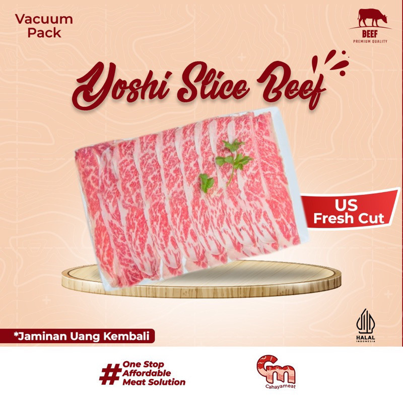 

Slice Beef Us Fresh Daging Sapi Iris Tipis 1 Kg -Gratisongkir