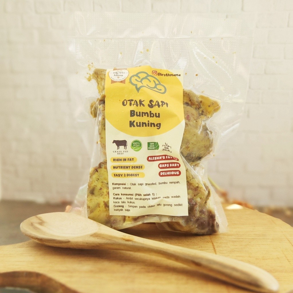 

Broth Mama Otak Sapi Bumbu Kuning -Gratisongkir