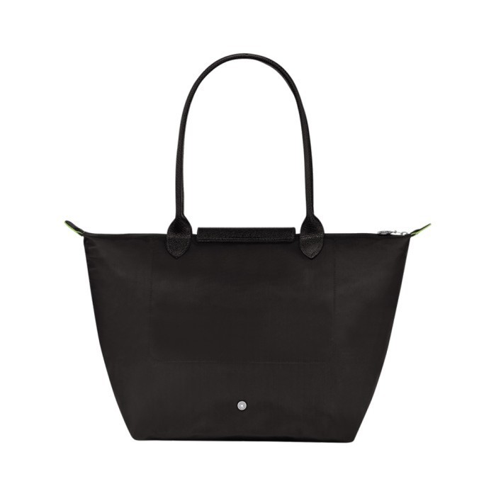 Longchamp Le Pliage Green L Tote Bag Black