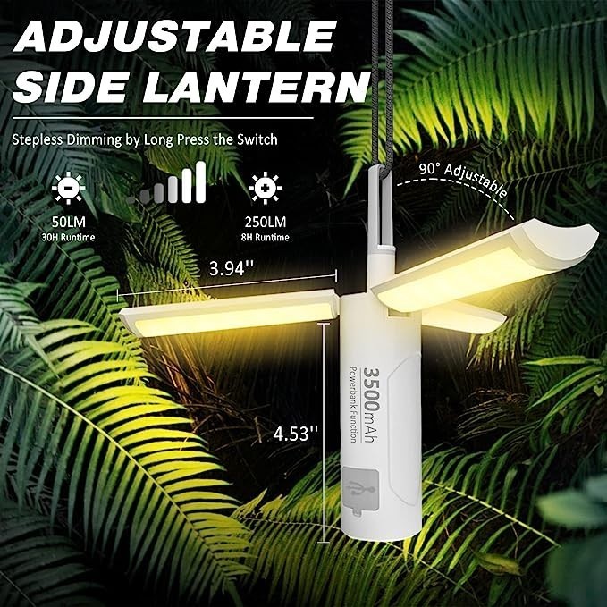 Lampu Camping Gantung Portable Multifungsi Lentera Camping Led Outdoor