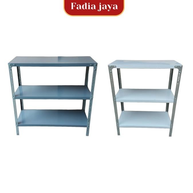 Meja Dapur Tempat Bumbu Rak Kompor Besi 3 Susun Portable Serbaguna