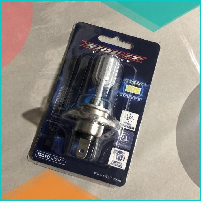 Bohlam Lampu depan Led 3 kaki vixion tiger verza Cb150r dan motor lain