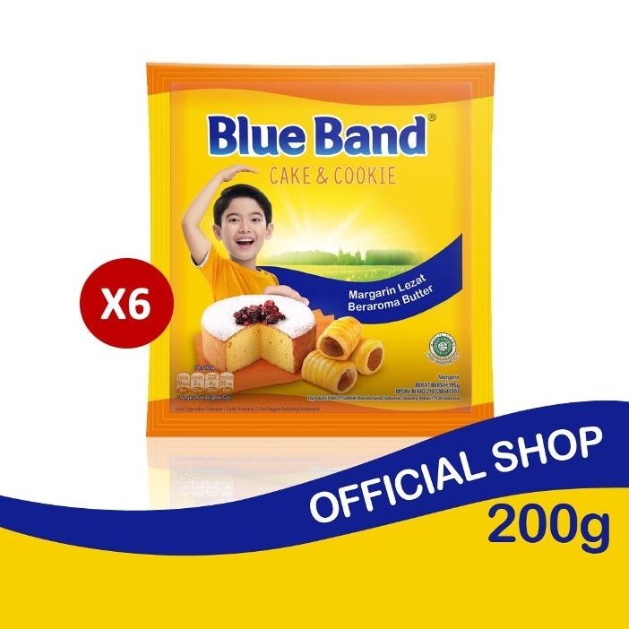 

LANGSUNG KIRIMM BLUE BAND CAKE AND COOKIE MARGARIN 200 GR X 6