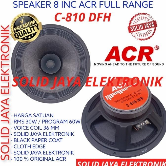 SPEAKER ACR 8 INC C-810-DFH FULL RANGE C 810 DFH FULLRANGE INCH IN ACR