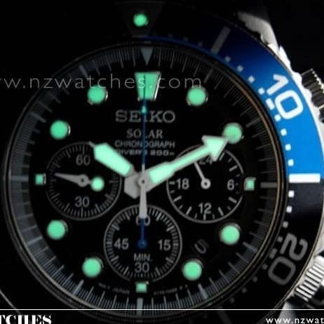 Jam Tangan SEIKO SOLAR DIVERS CHRONOGRAPH SSC019 ORIGINAL