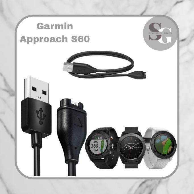 Charger Cable Smart Watch Garmin Approach S60 Kabel Casan Jam Tangan