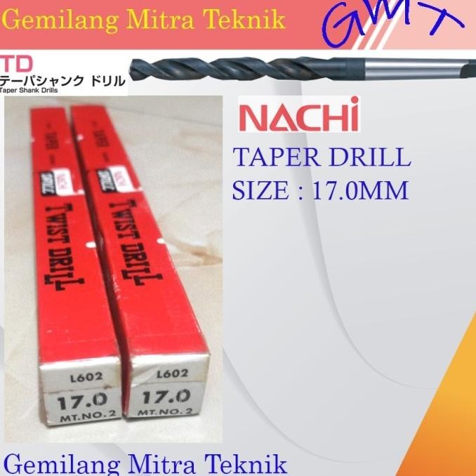 Ready Mata Bor Besi Nachi 17Mm Taper