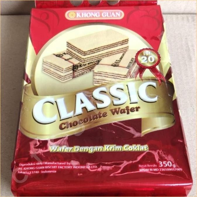 

Wafer Khong Guan Classic 350Gr Original