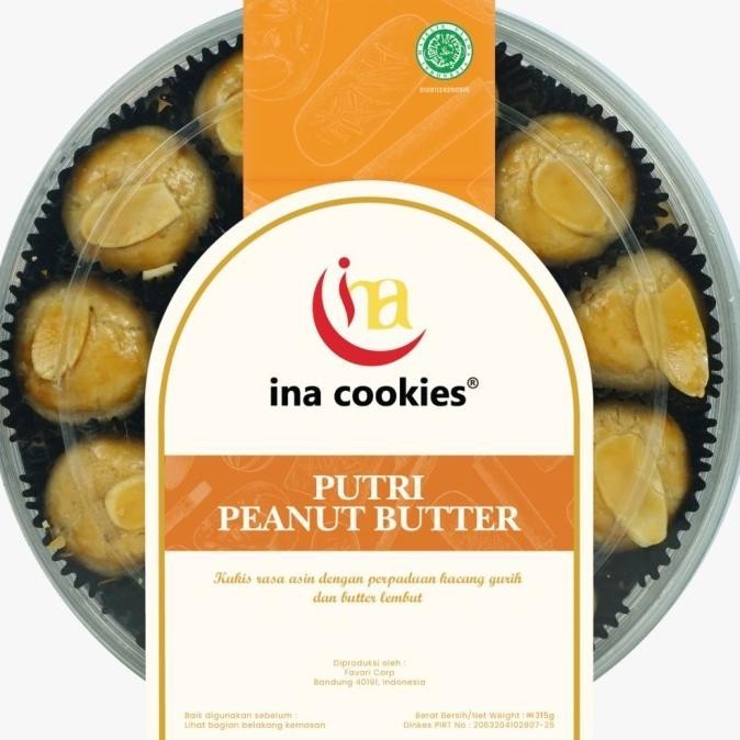 

Best Seller Ina Cookies Putri Peunat Butter Limited Edition