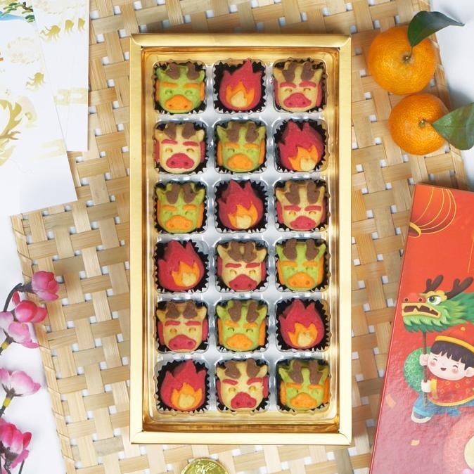 

New Mymealbox Hampers Nastar Cny 2024 Dragon 18 Pcs Parcel Naga Imlek Stok Terbatas