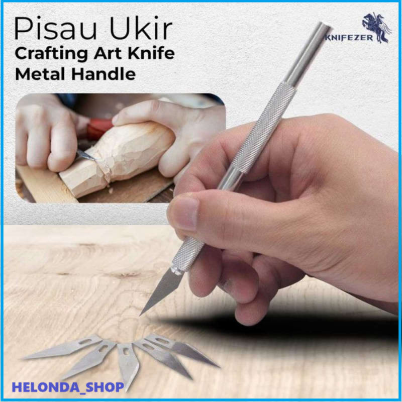 

Promo Pisau Ukir Seni Hobby Crafting Art Knife Metal KNIFEZER SEBELUM KEHABISAN