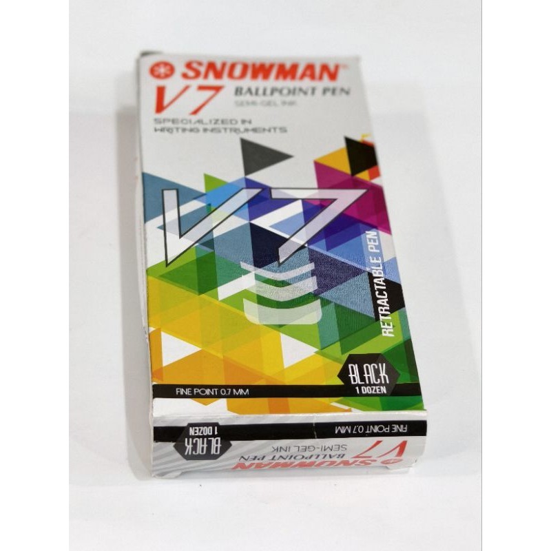 

bolpen V7 snowman