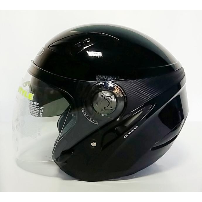 Helm MDS Zarra Solid Fluo Half Face Visor Zara Flou Halface