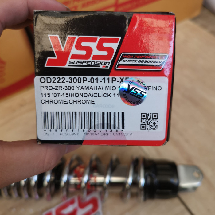 Shockbreaker Sok Shock Yss Pro Zr Chrome 300 Mm Mio Xeon Fino M3 Soul