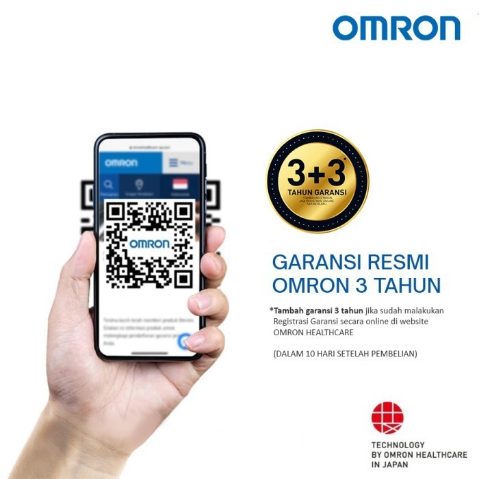 Omron Blood Pressure Monitor Hem-7600T Tensimeter Digital + Bluetooth