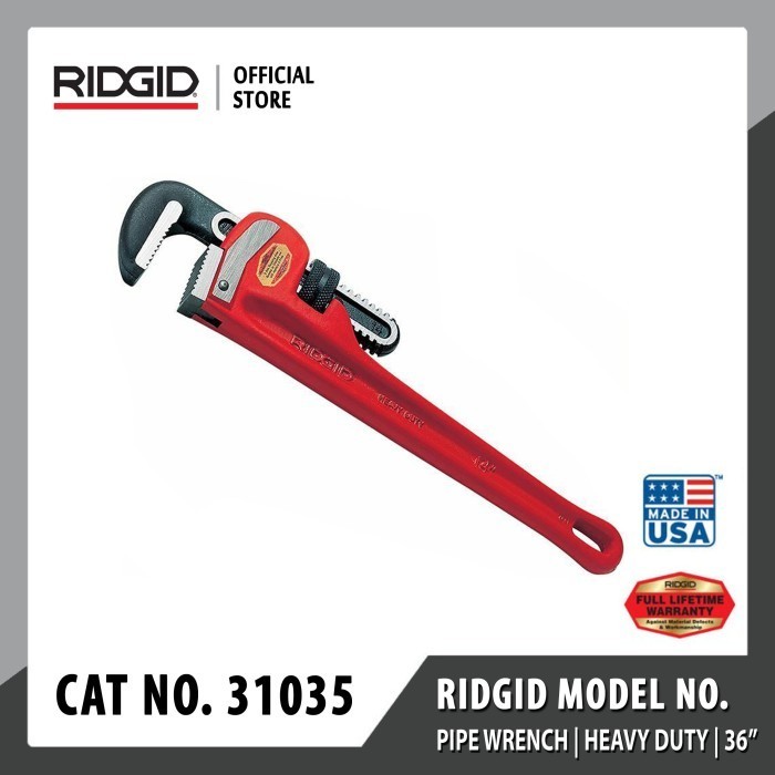 Ridgid Pipe Wrench Heavy Duty 36 Inch-31035