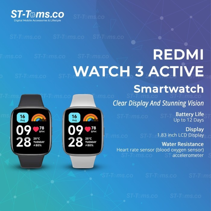 Xiaomi Redmi Watch 3 Active Smartwatch Fitness Tracker Blood Oxygen