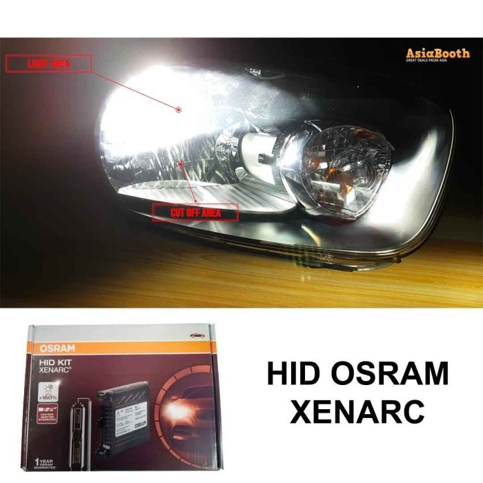 Lampu Hid Mobil Osram Xenarc H4 6000K (Osram Genuine)