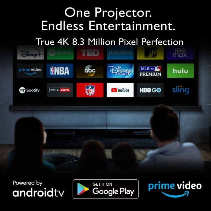 Proyektor Benq W2700I 4K Hdr-Pro Home Teather Short Throw Android Tv