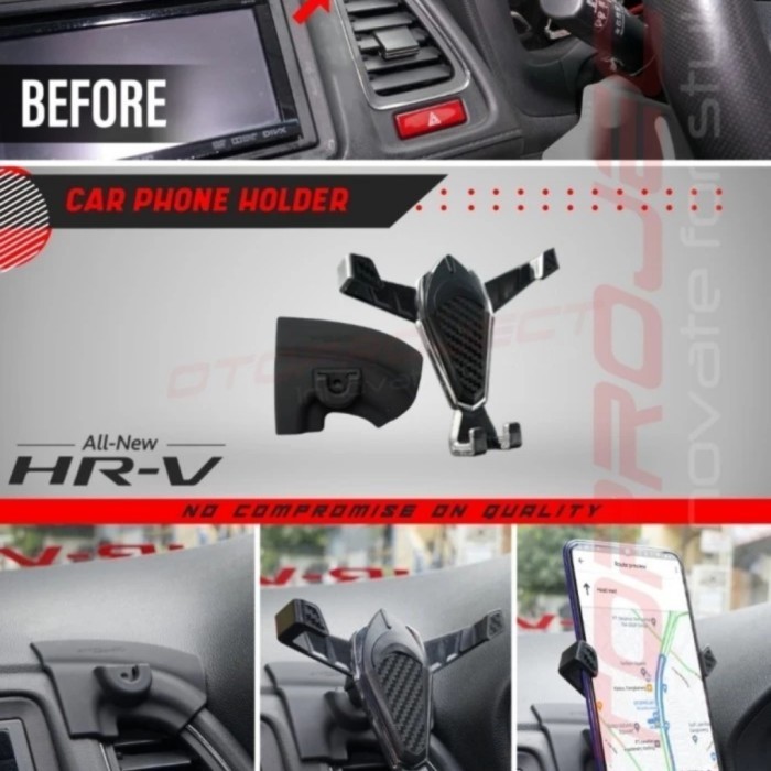 Phone Holder Mobil HRV Dudukan HP HRV Otoproject