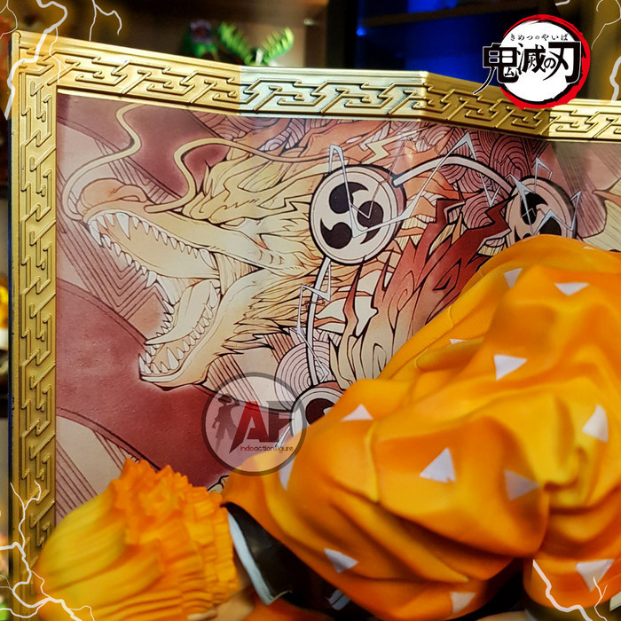 Statue Demon Slayer Agatsuma Zenitsu Sleep Thunder Breathing Diorama Termurah Terlaris Promo