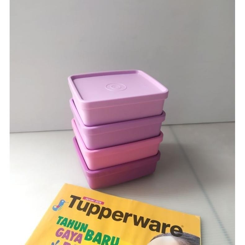 Terlaris Mini Square Tupperware Ecer / Mini Box / Kotak Mini Serbaguna Qc Pass