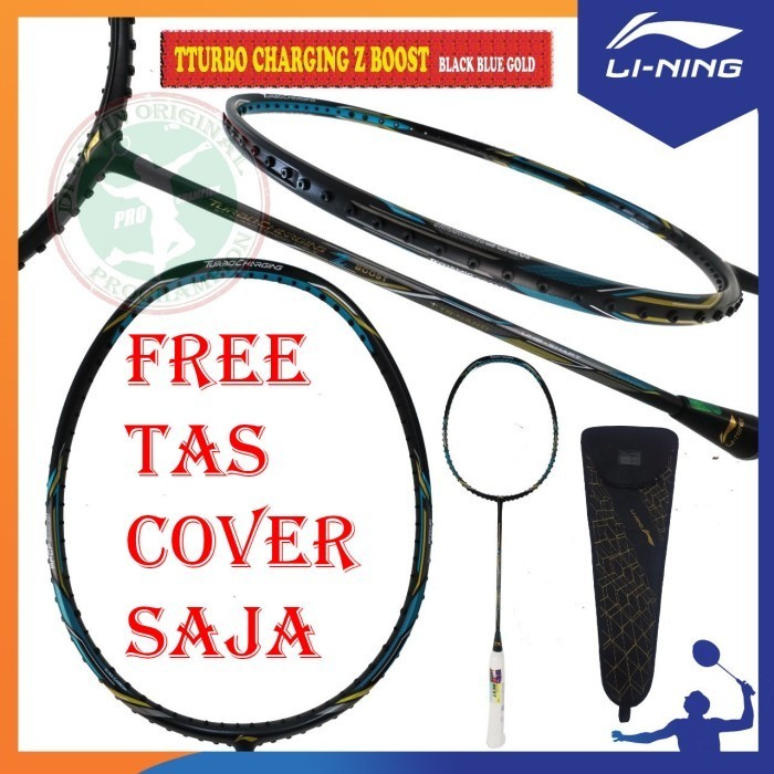 Lining Turbo Charging Z Boost Raket Badminton Original