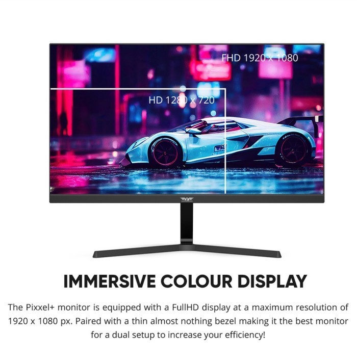 Monitor Gaming Armaggeddon Pixxel+ Pf24Hd Super Pro Series