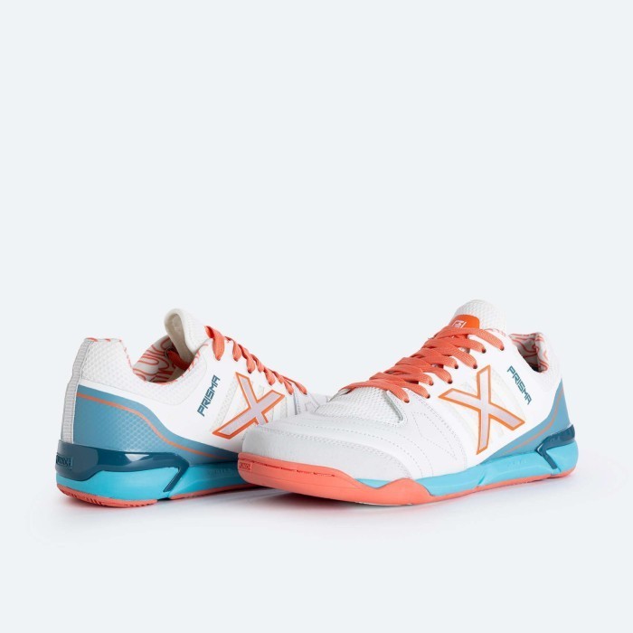 Sepatu Futsal X Munich Prisma 24 - White Orange