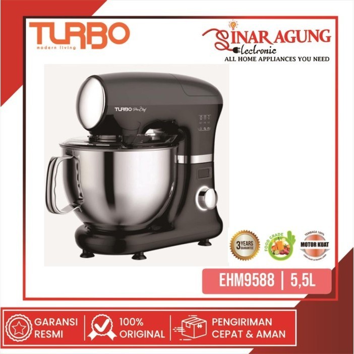 Turbo Stand Mixer Pro Chef 5,5L Ehm9588 Ehm-9588 Ehm 9588 - Resmi